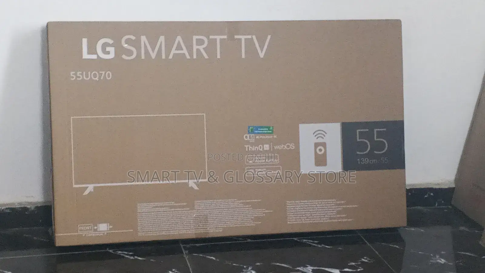 55 Inches Lg Smart Tv With Ai Processor 4k Apple Air Play