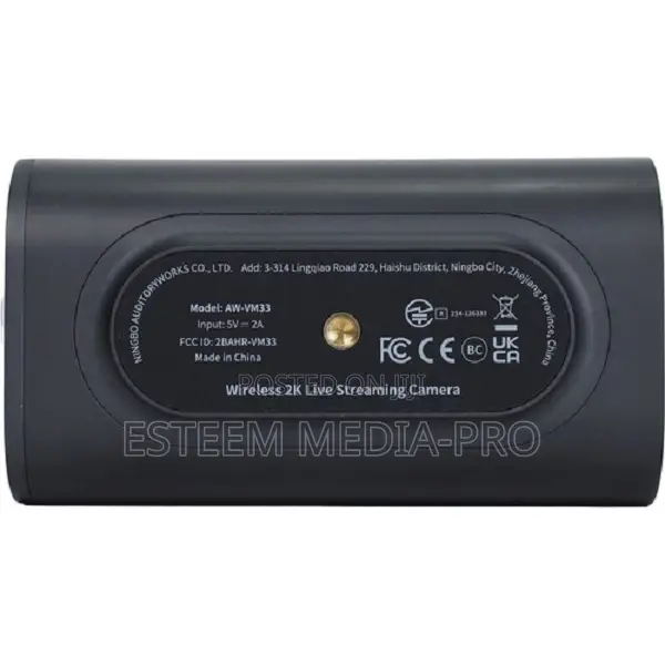 Nearstream Vm33: Ai Noise-Canceling Wirelessstreaming Camera