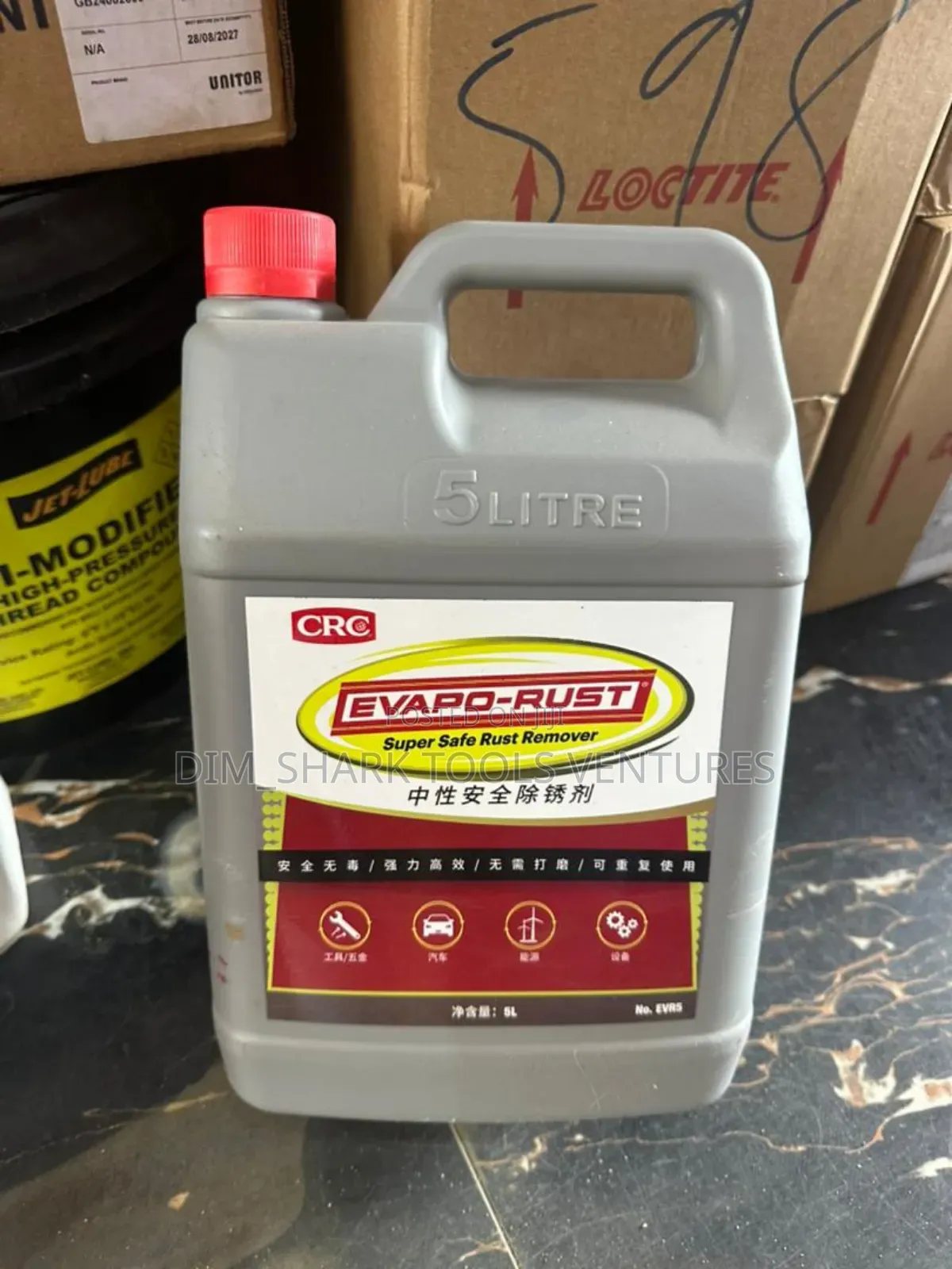 5-Litre Container of CRCRC Evapo-Rust Super Safe Rust Remover