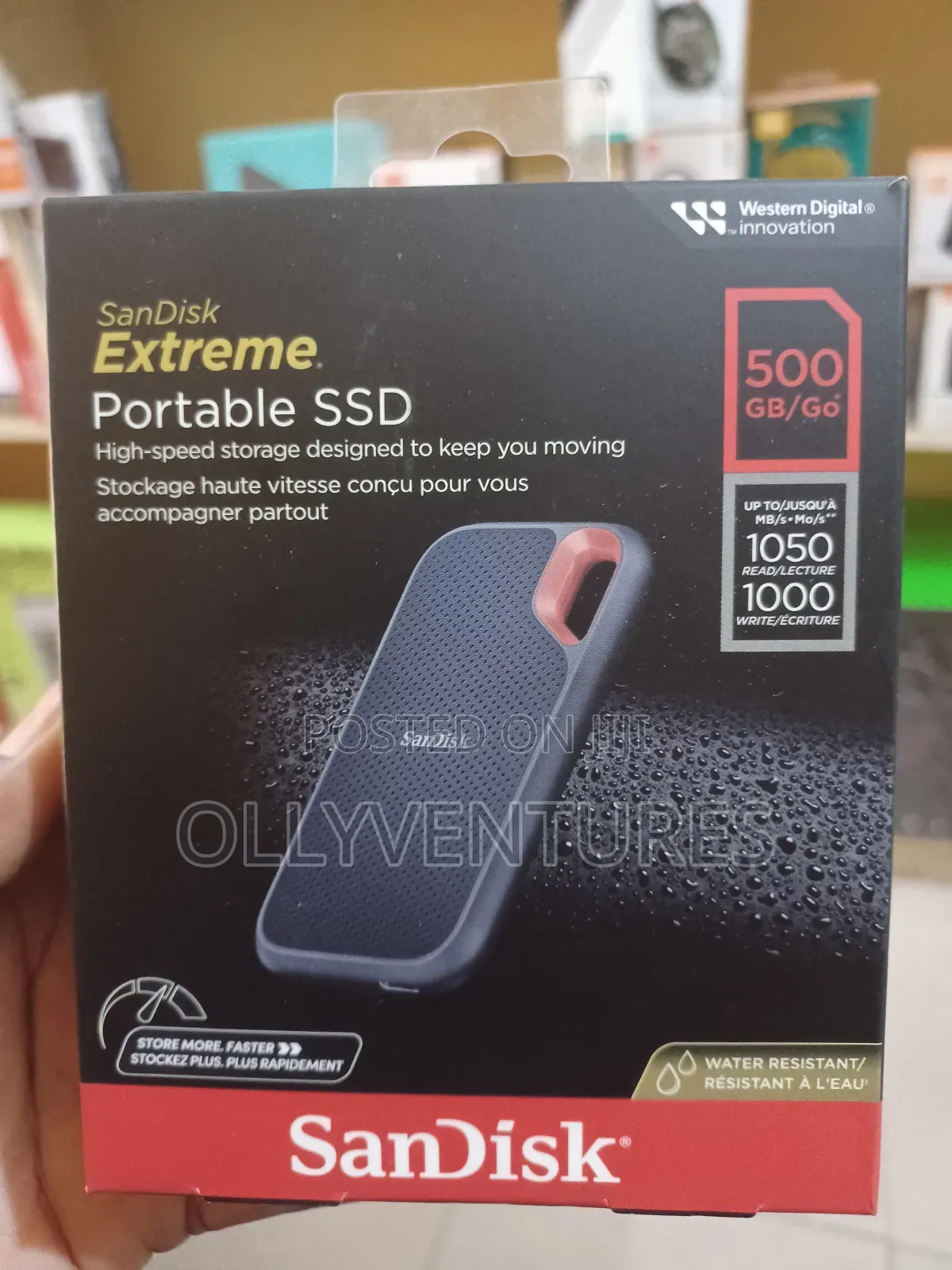 Sandisk Extreme Portable SSD 500gb