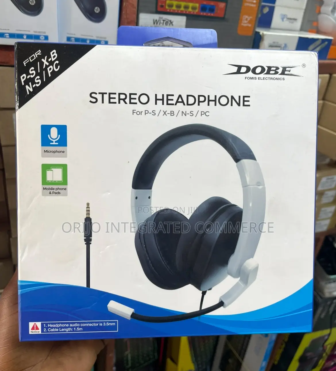 Dobe Stereo Headphone for P-S / X-B / N-S / Pc