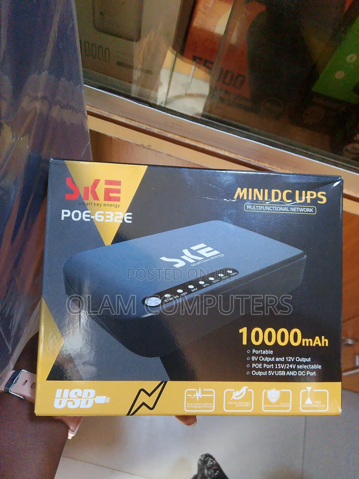 Ske Mini Dc Poe - 632e Ups Power Supply