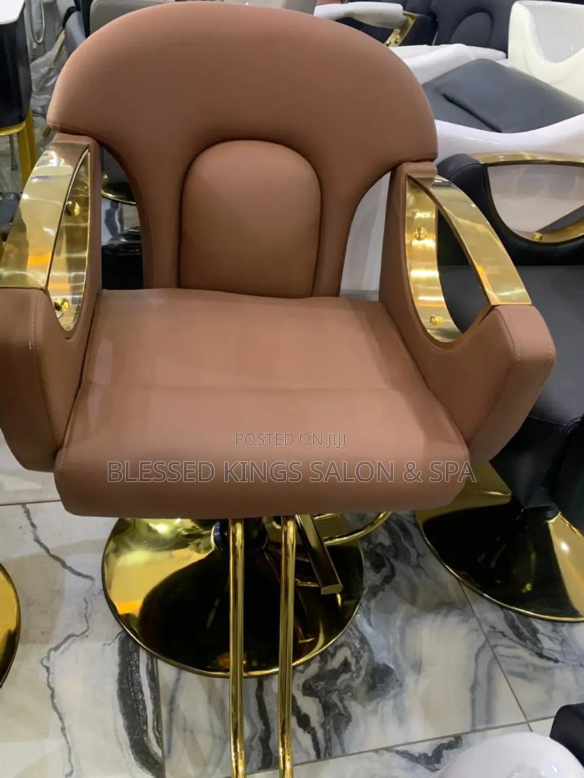 Brown Salon Styling Chair