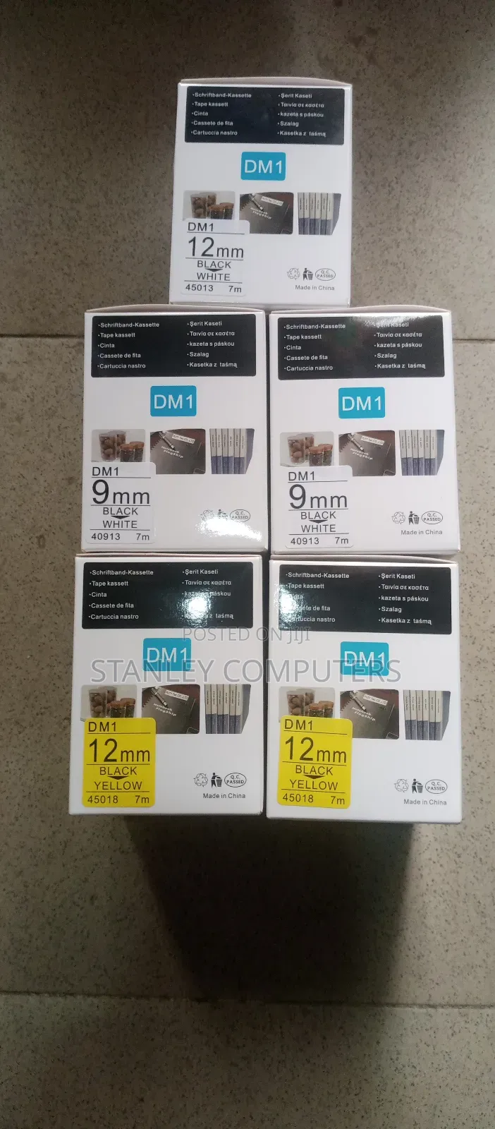 Dymo D1 a Series Label Makers 12mm Black and White