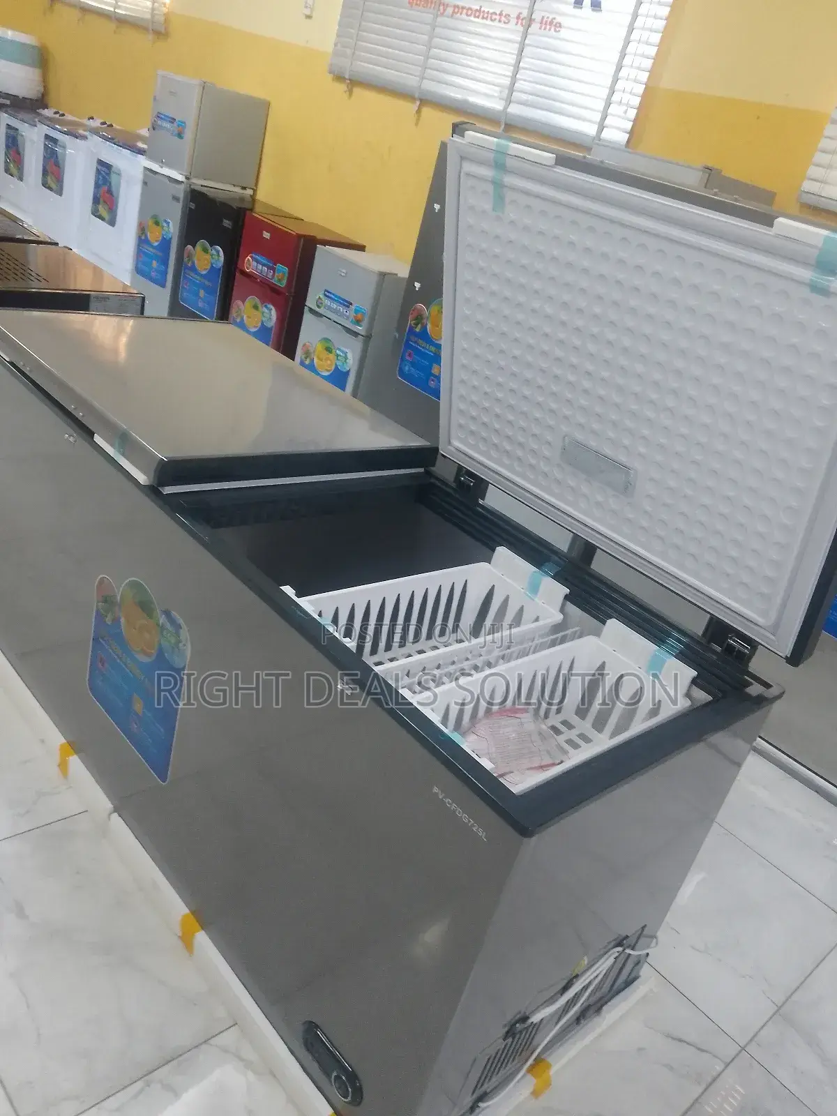 Polystar 600l Chest Freezer – D Door, Tropicalized for Lagos Living