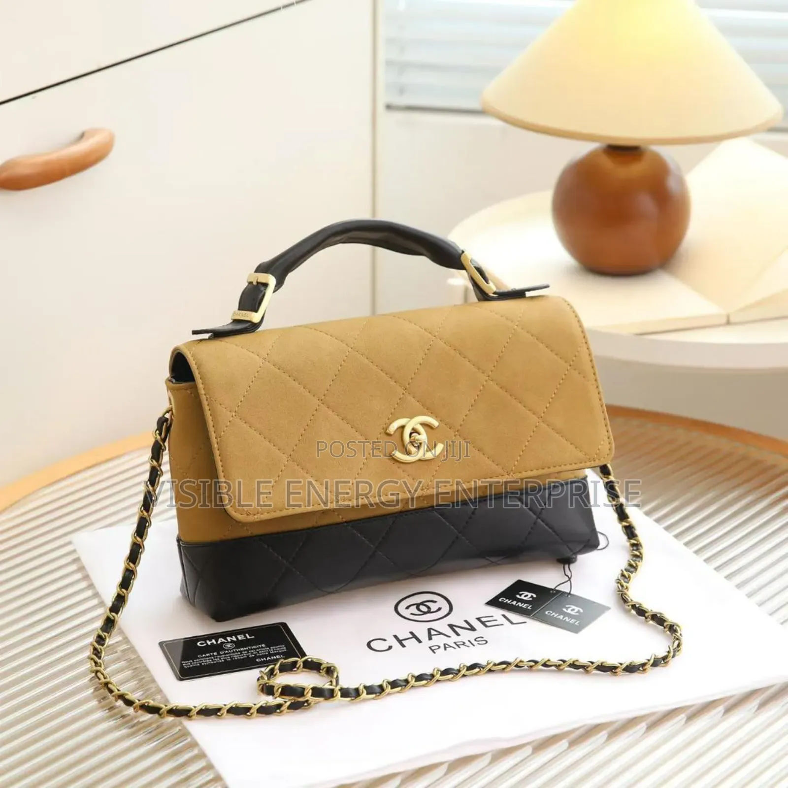 Chanel Top Haandle Flap Bag