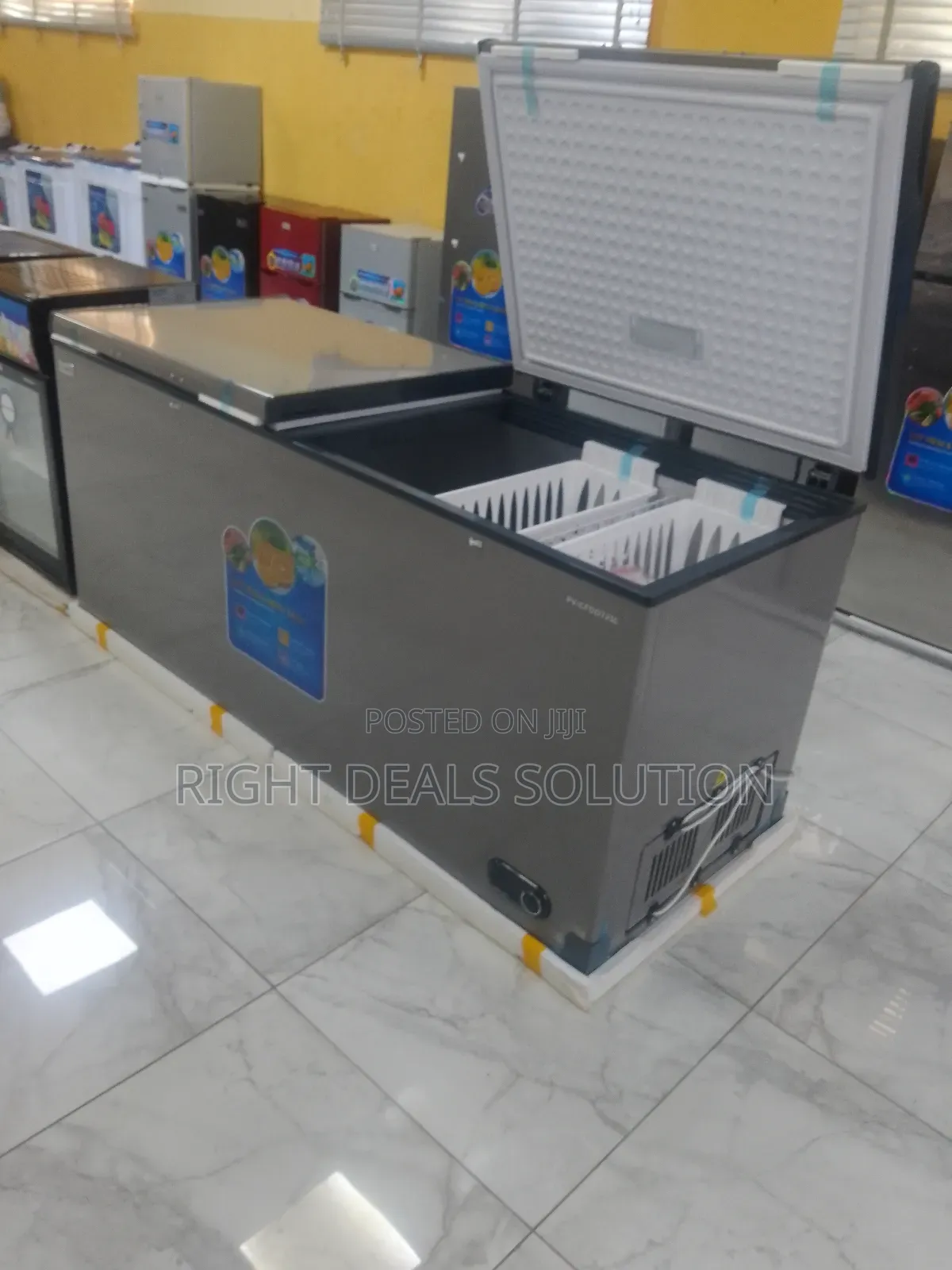 Polystar 600 Liter D D Chest Freezer – Lock Key, Tropical Beast