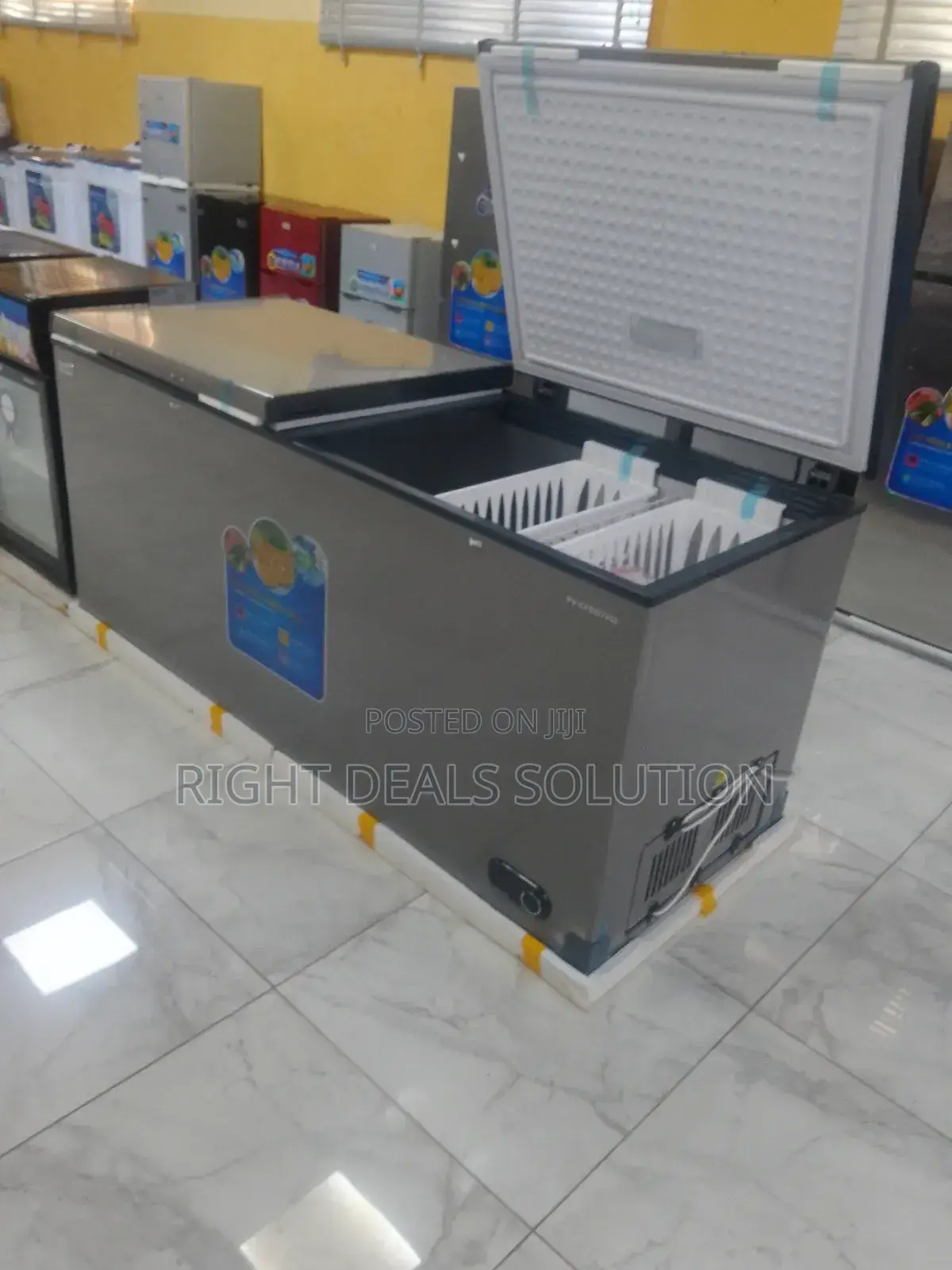 Polystar 600 Liter D D Chest Freezer – Lock Key, Tropical Beast