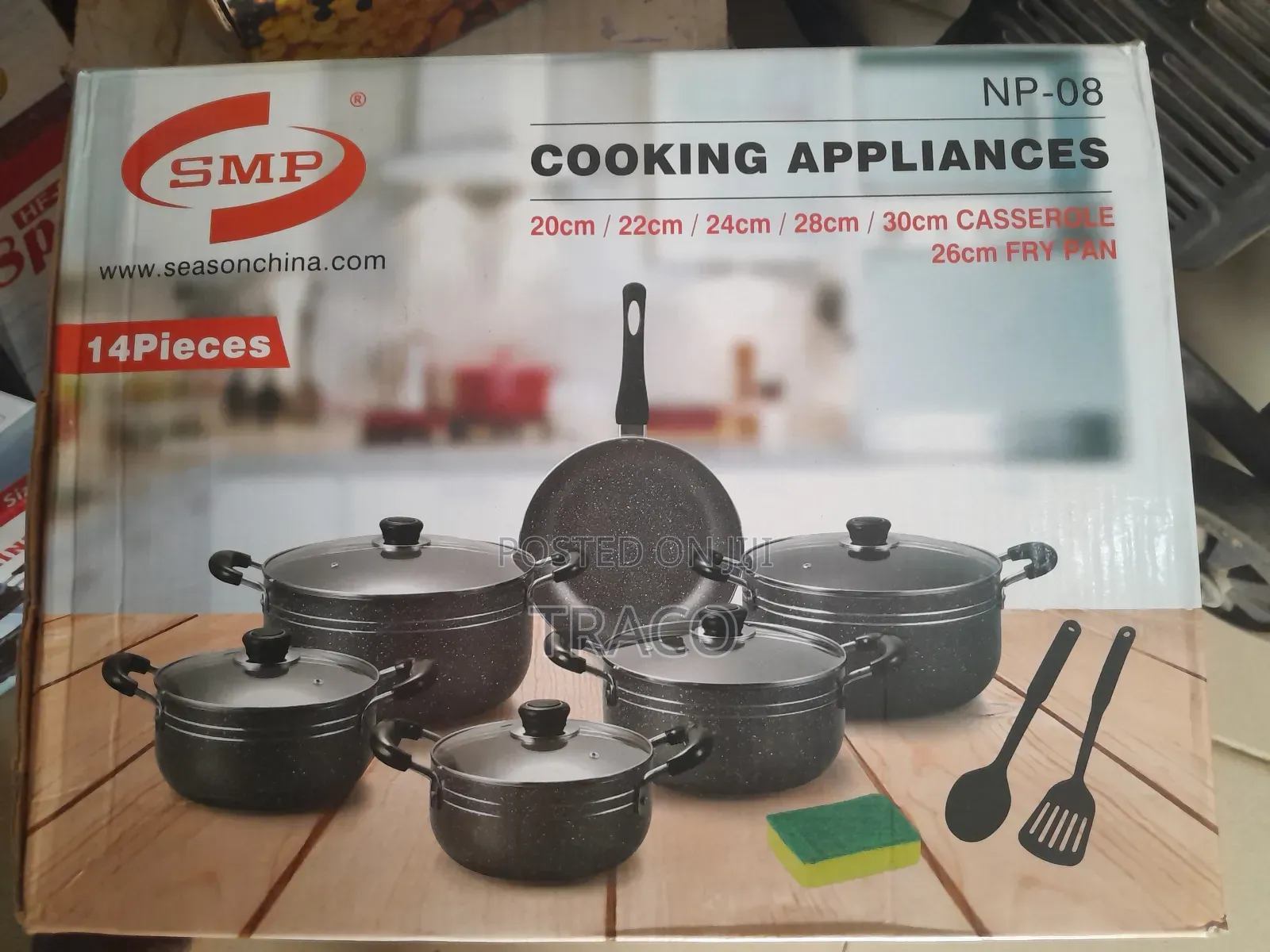 SMP Np-08 14-in-1 Nonstick Set of Pot