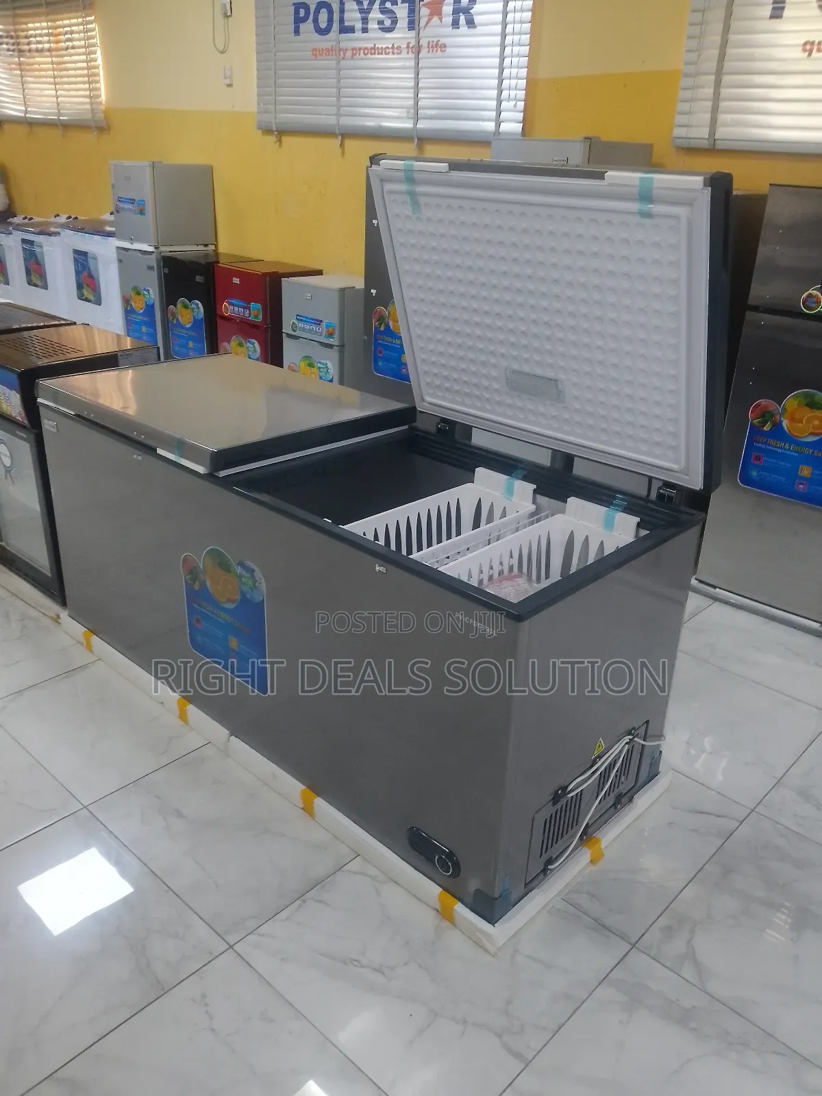 Polystar Pv-Cfdg725l 600l Chest Freezer – Double Doors Power