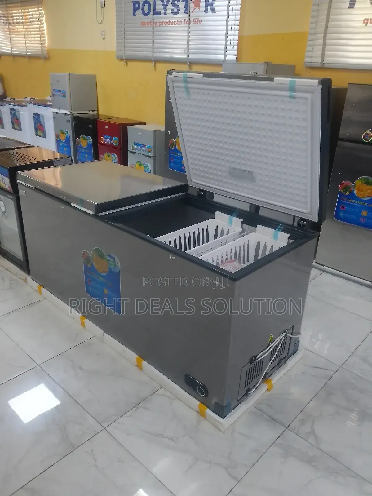 Polystar Pv-Cfdg725l 600l Chest Freezer – Double Doors Power