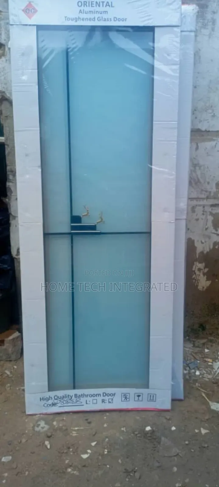 Full Tampered Glasa Bathroom Doors