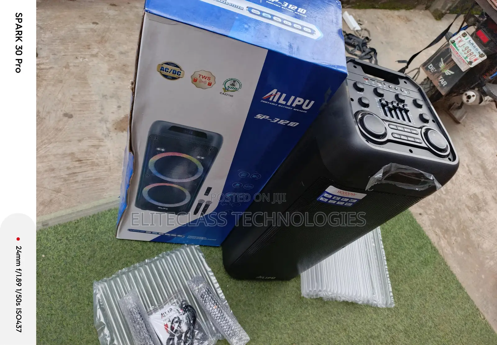 Ailipu Sp-3121d 2 Wireless Mics Public Address Speaker