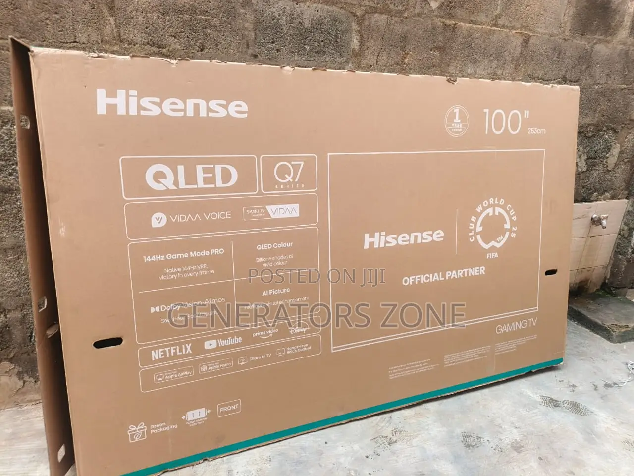 Hisense 100′′ Q7 Series Qled Smart Television