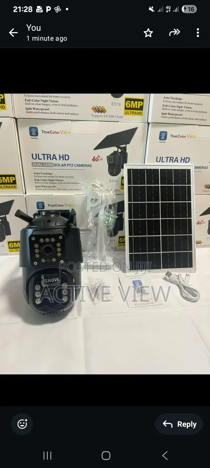 PTZ Security 4g Dual Lens CCTV Solar Camera