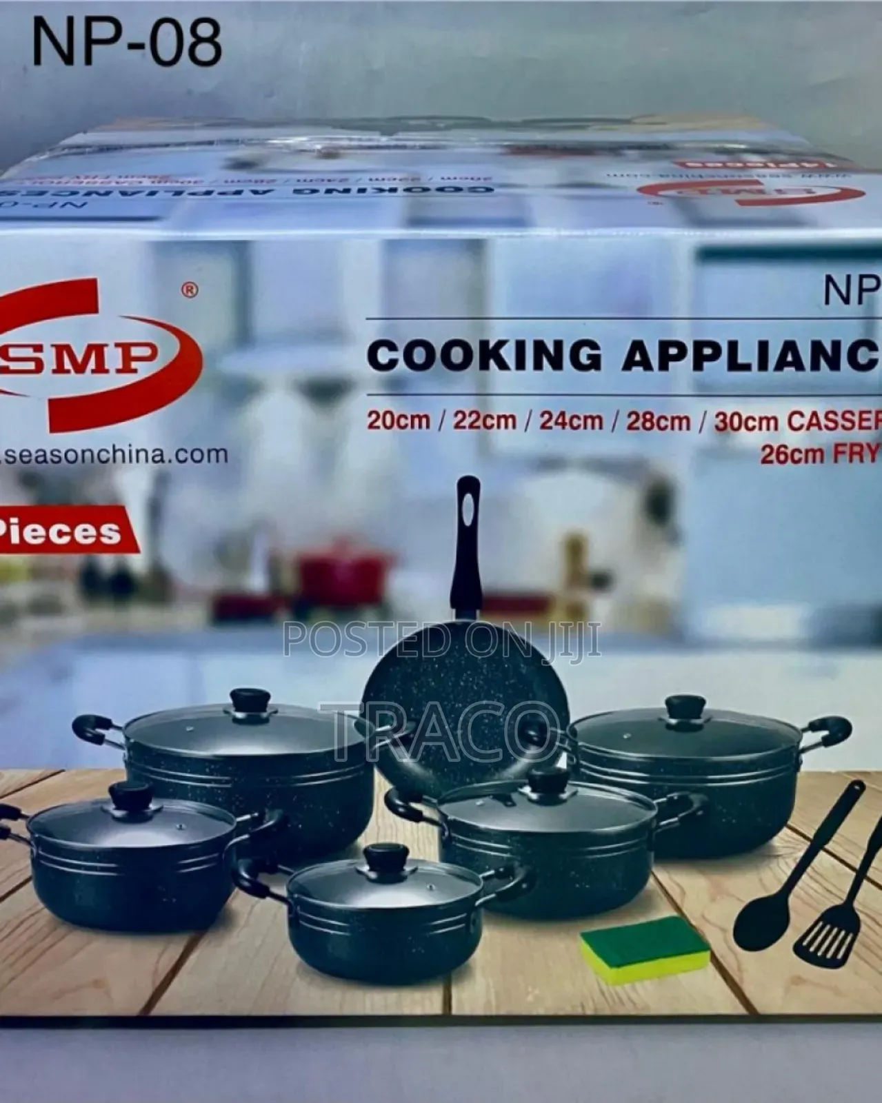 SMP Np-08 14-in-1 Nonstick Set of Pot