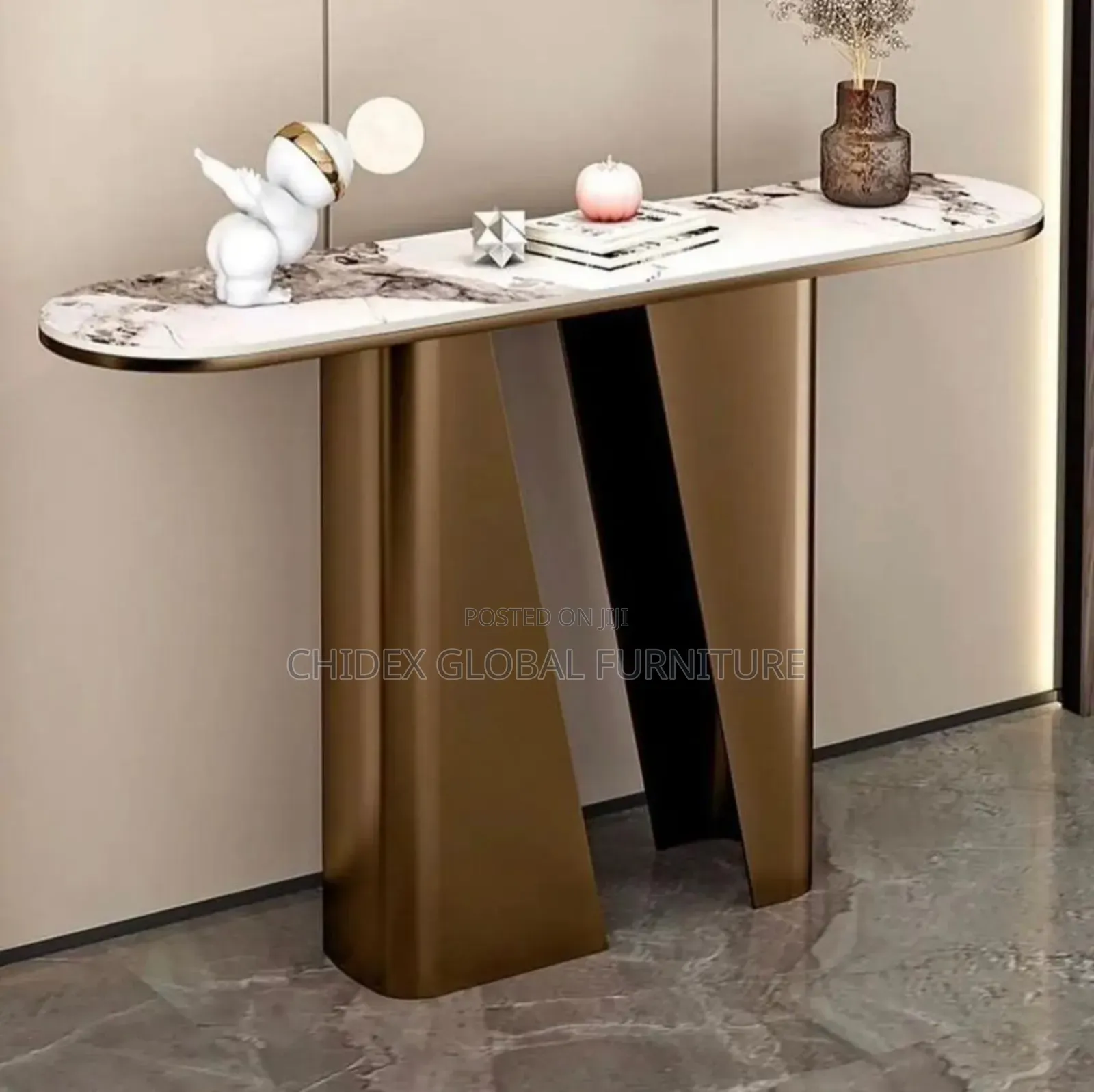 Simple Console Tables With Steel Base