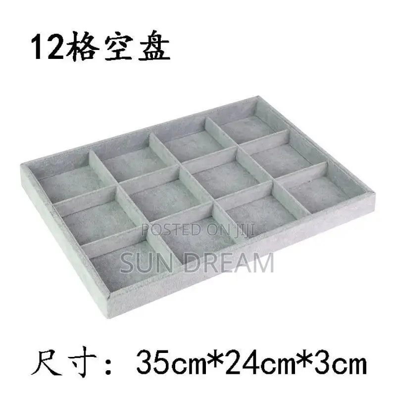 Grey Jewelry Box Bracelet Storage Box Jewelry Display