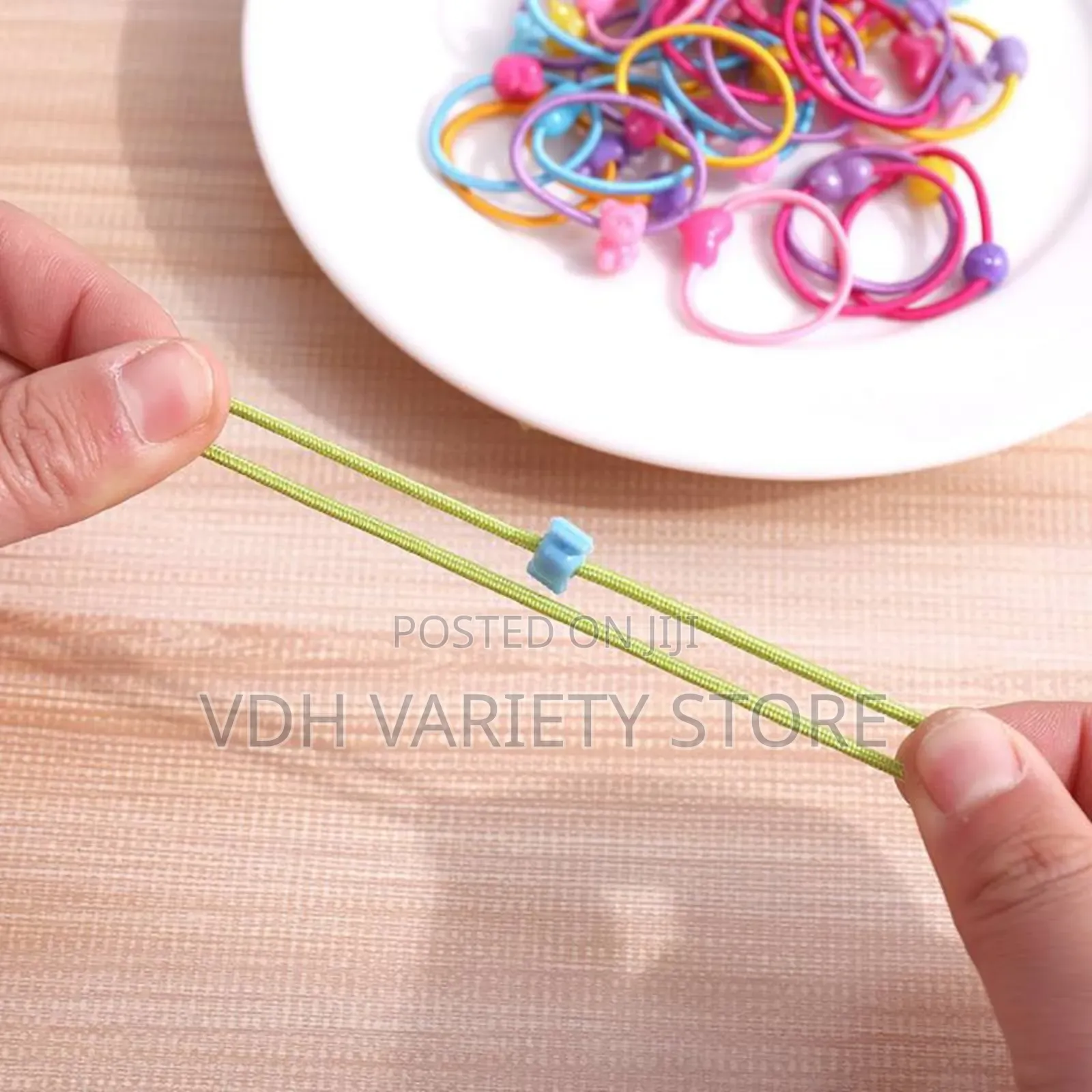 50 PCS Quality Kids Hair Rubber Band
