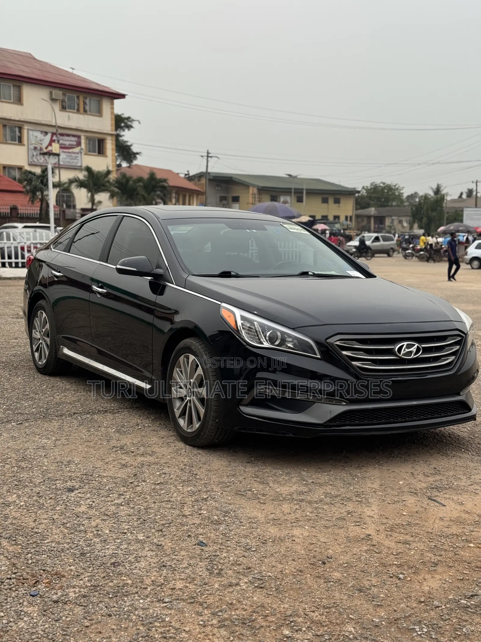 Hyundai Sonata Sport 2.0T Sedan FWD (2.0L 4cyl 6A) 2017 Black