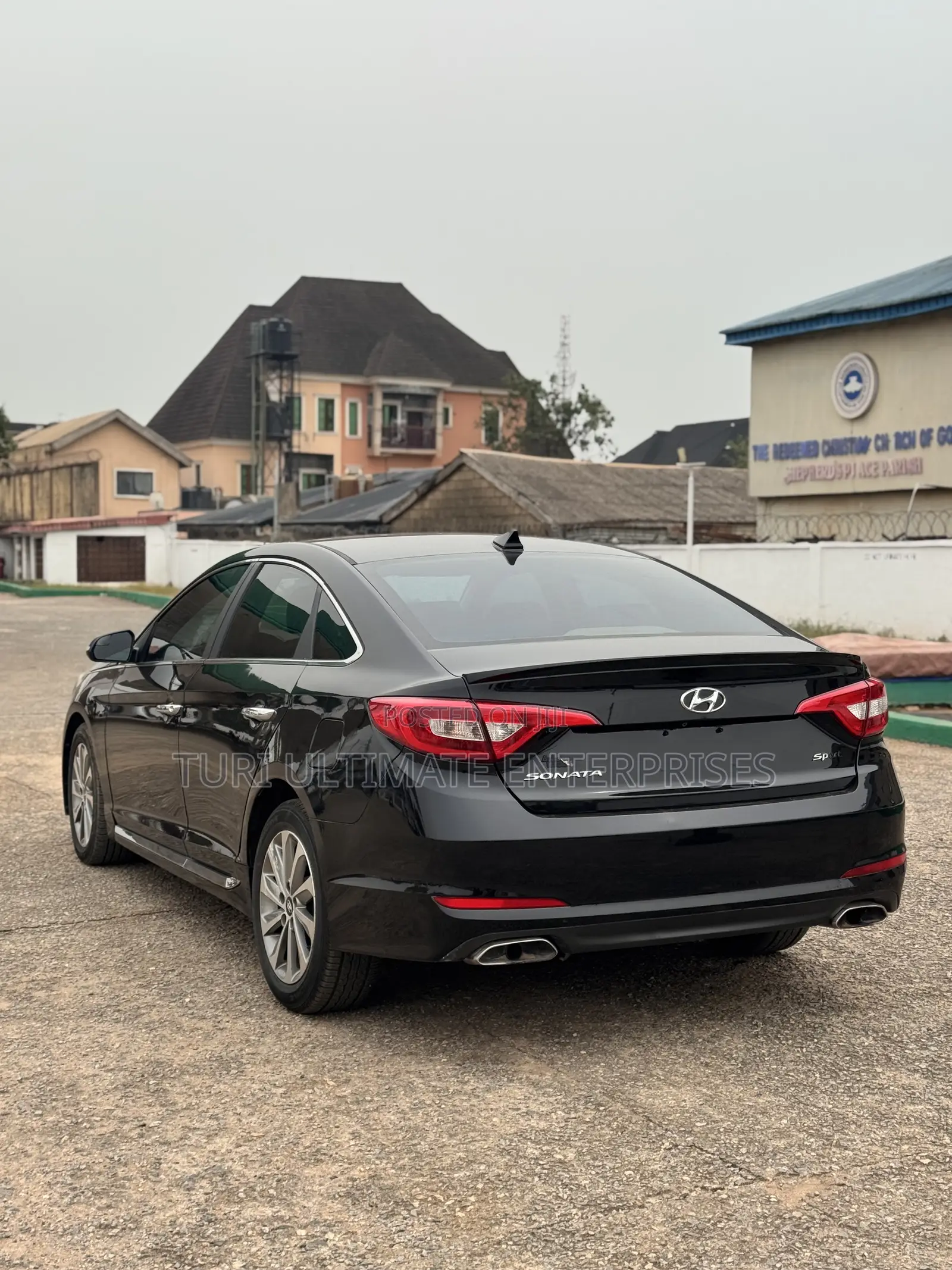 Hyundai Sonata Sport 2.0T Sedan FWD (2.0L 4cyl 6A) 2017 Black
