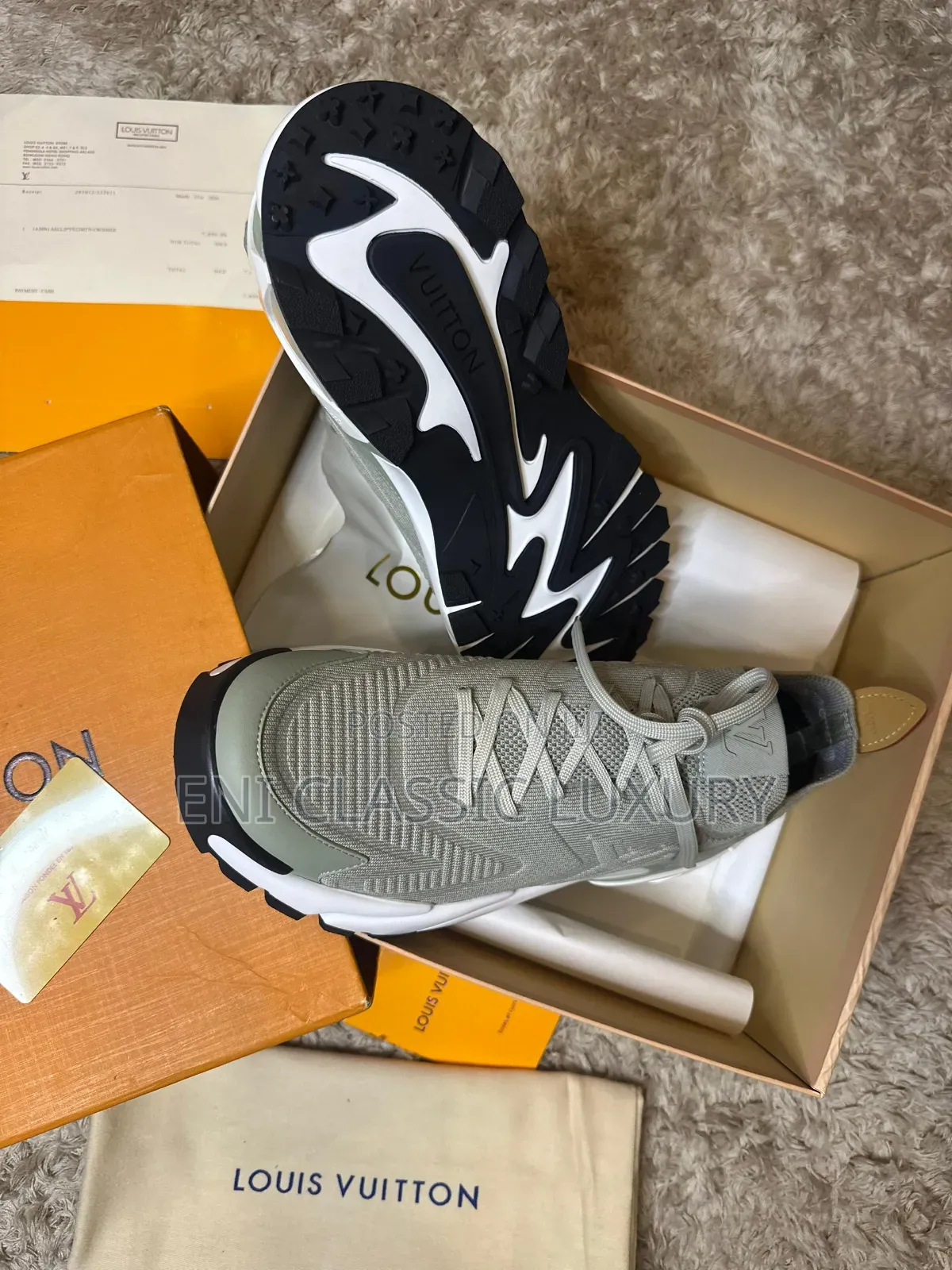 Best Quality Luxury Men's Sneakers Louis Vuitton Well Banded Package