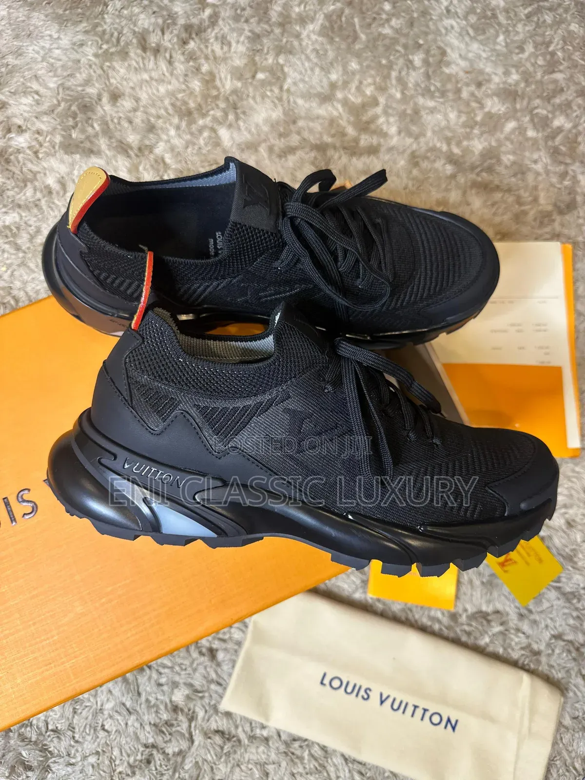 Best Quality Luxury Men's Sneakers Louis Vuitton Well Banded Package