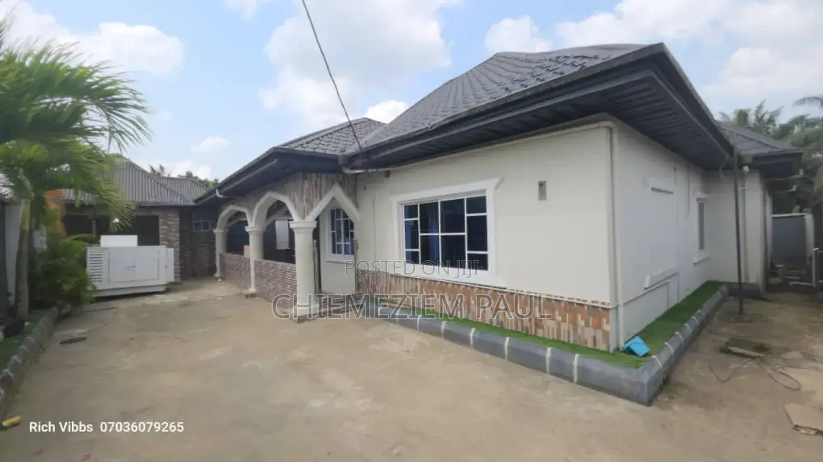 Furnished 3bdrm Bungalow in Afia, Esit-Eket for sale