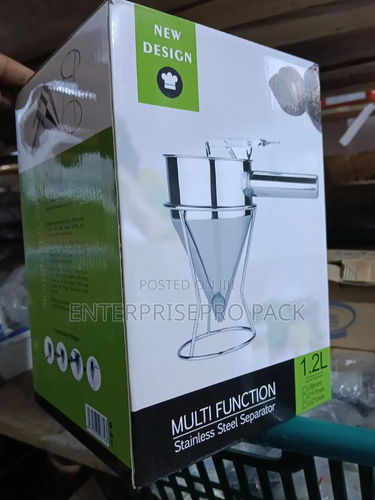 1.2l Stainless Steel Batter Dispenser Funnel