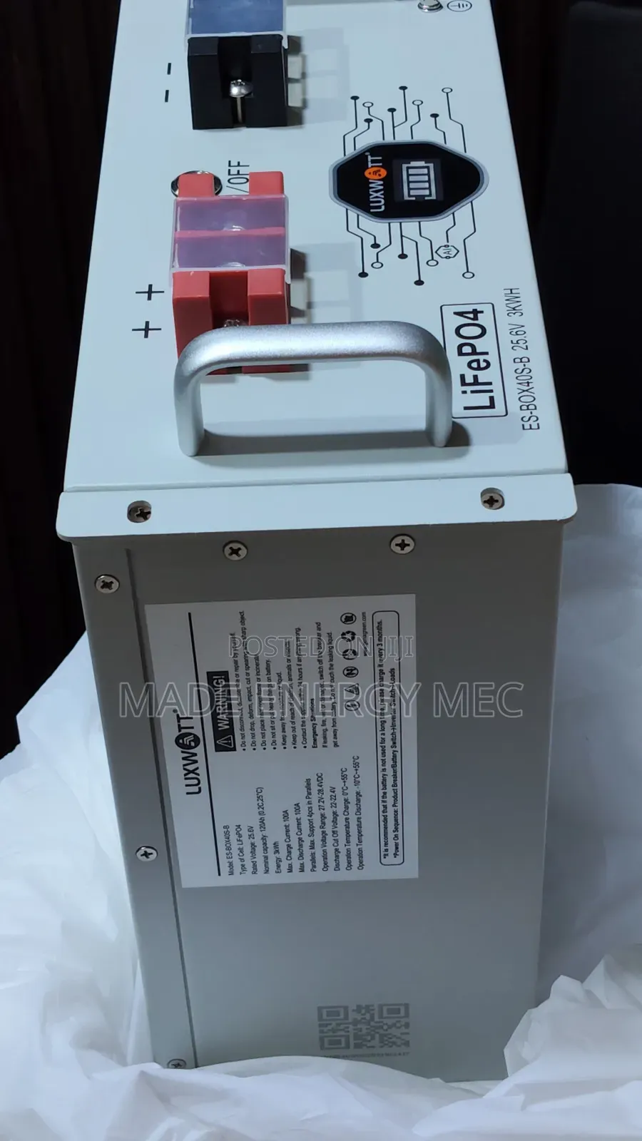 3kwh 24v Luxwatt Lithium Battery