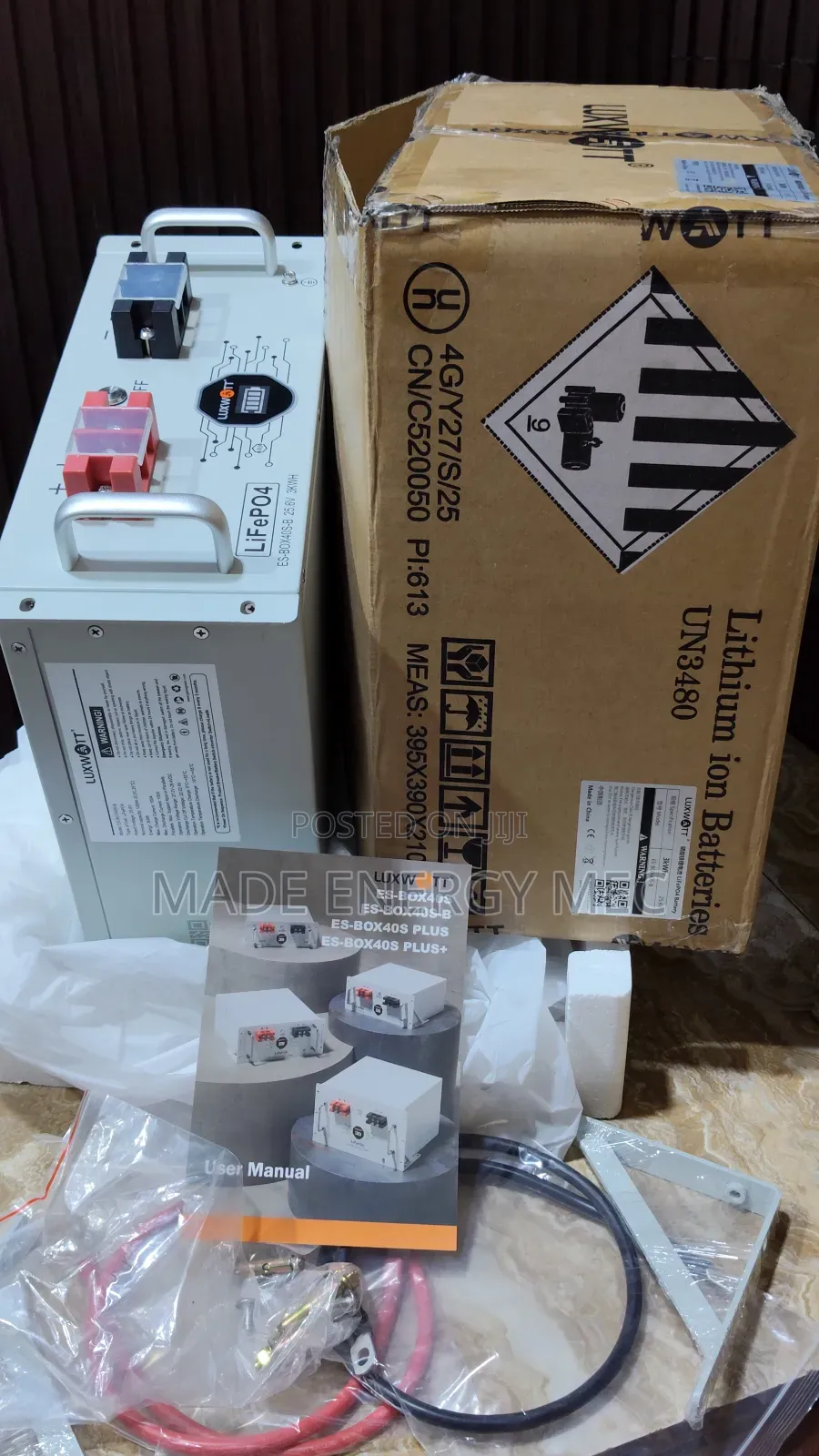 3kwh 24v Luxwatt Lithium Battery