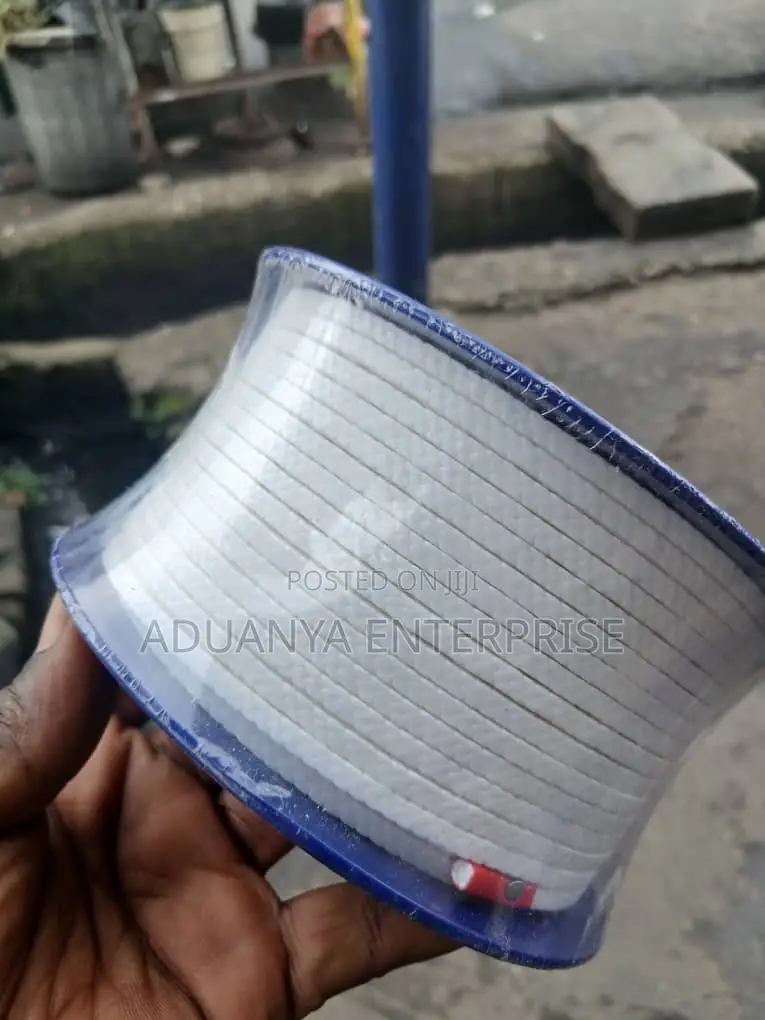 White Ptfe (Teflon) Gland Packing–Chemical Resistant Pump Valve Seal