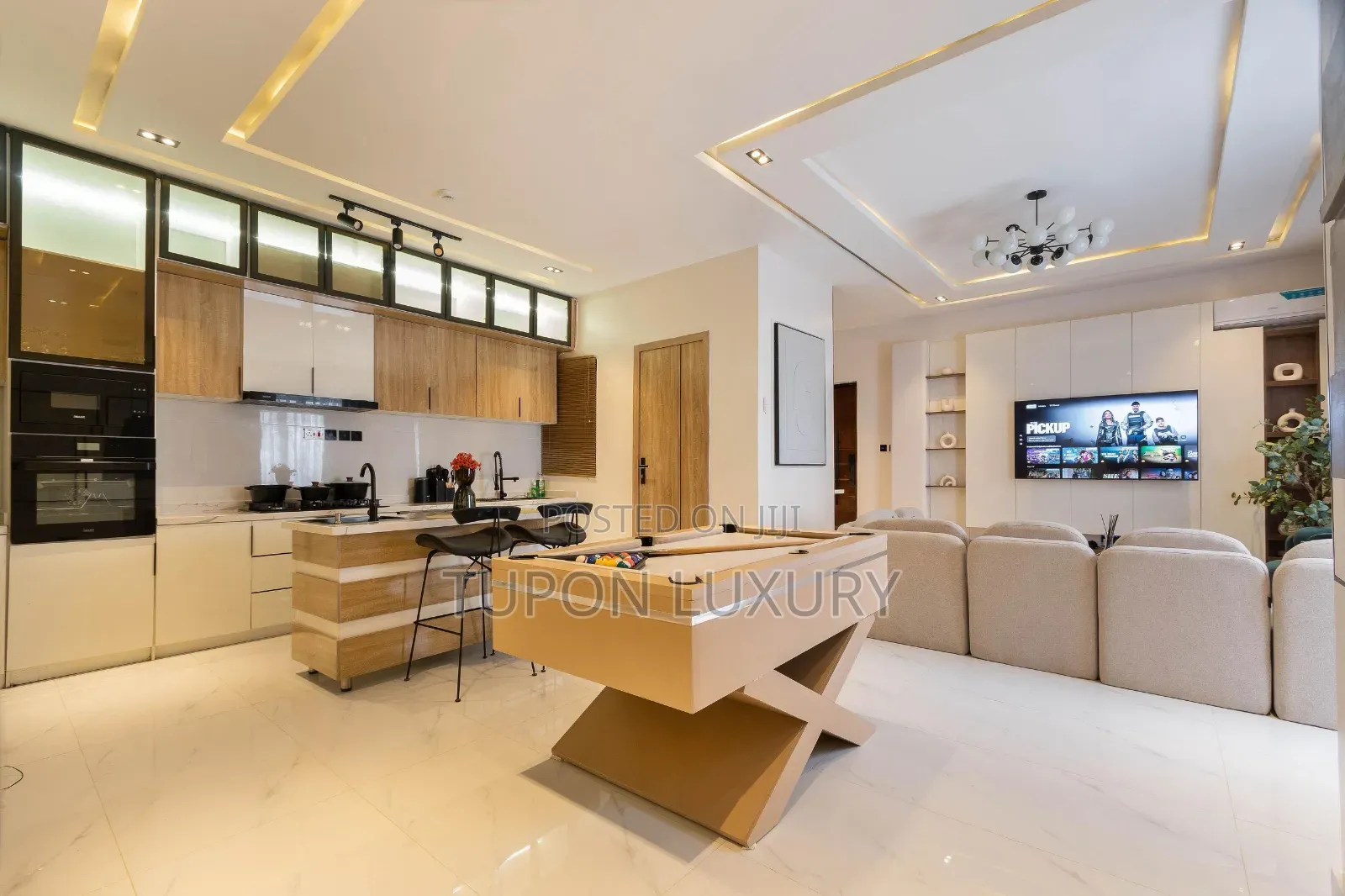 A Fully Automated 2-Bedroom Apartment With Pool , Gym , and Snooker
