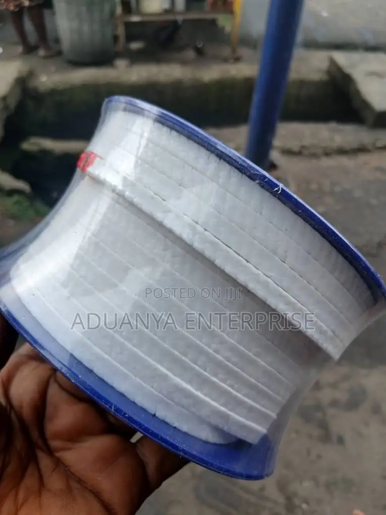 White Ptfe (Teflon) Gland Packing -Thickness 6mm by 2kg