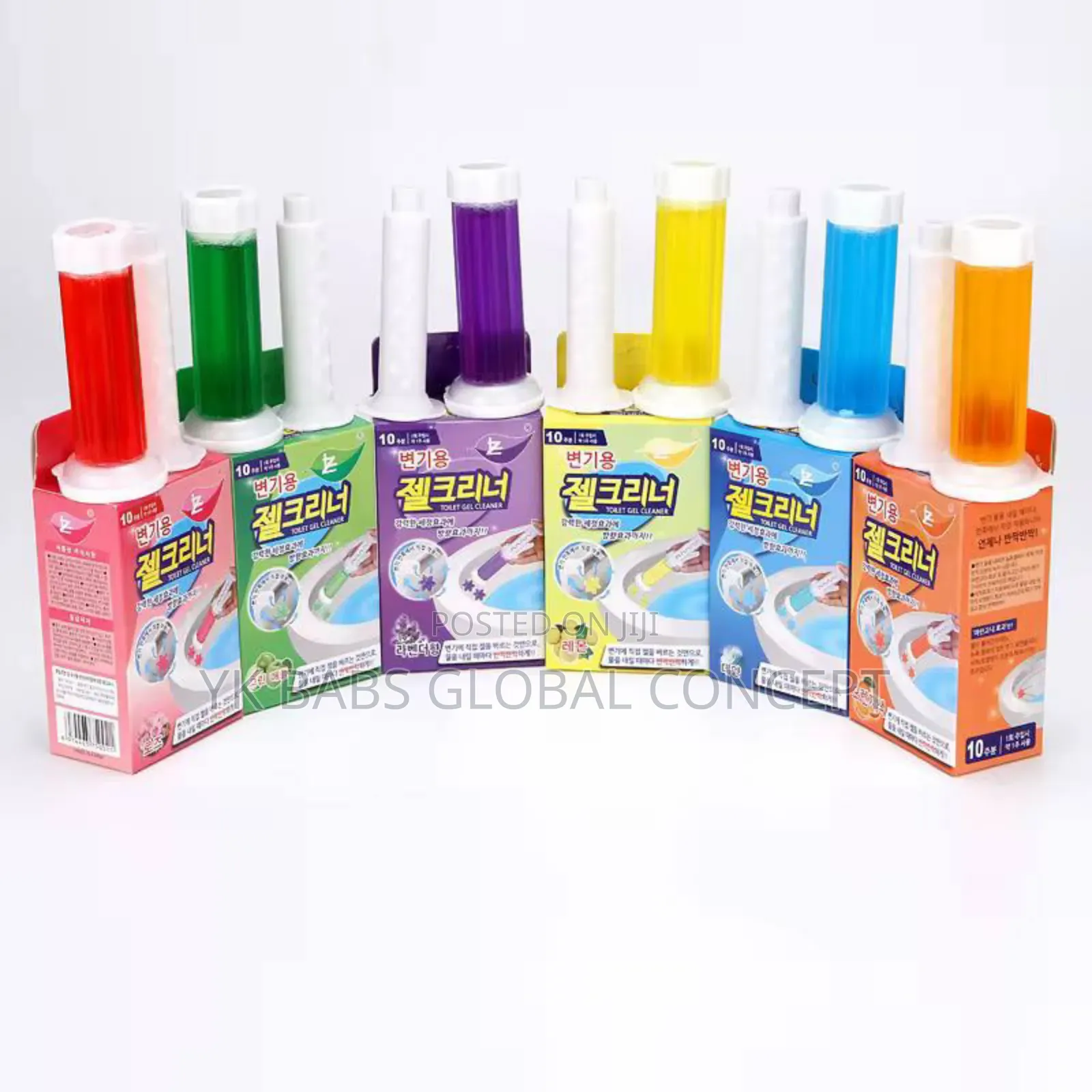 3 Pic's Air Freshener And Toilet Cleaner Flower Gel
