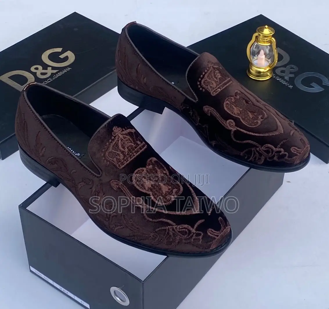 Dolce Gabbana Luxury Suede Shoe