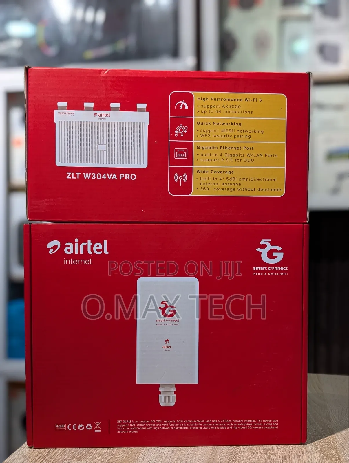 Airtel 5g Smart Connect Outdoor Unit (Odu) Router Unlimited Browsing