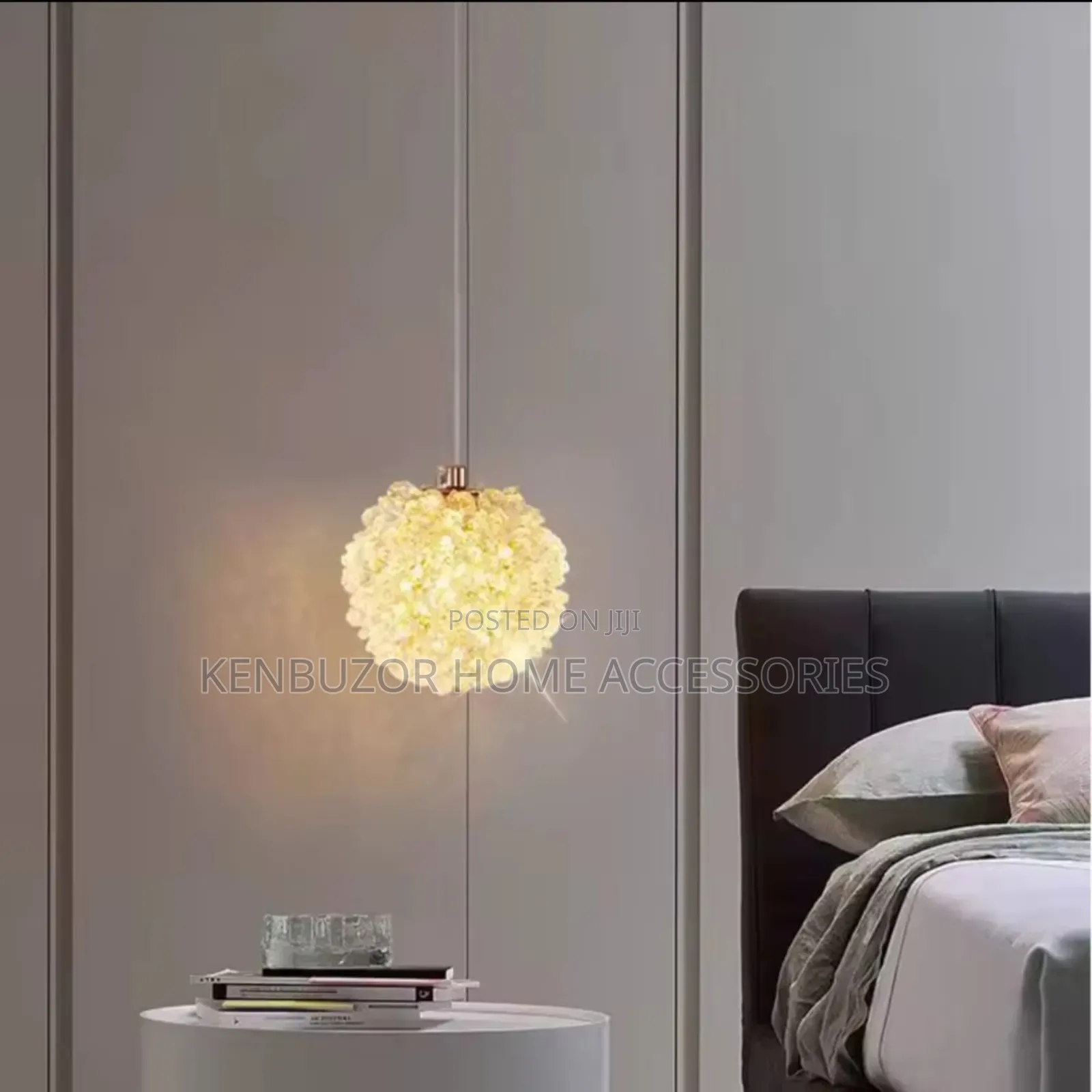Warm Romantic Crystal Hanging Pendant Light Chandelier