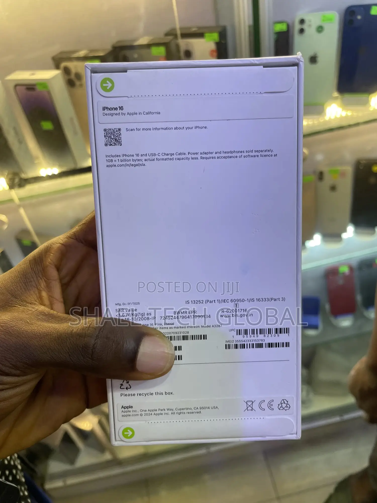 New Apple iPhone 16 256 GB