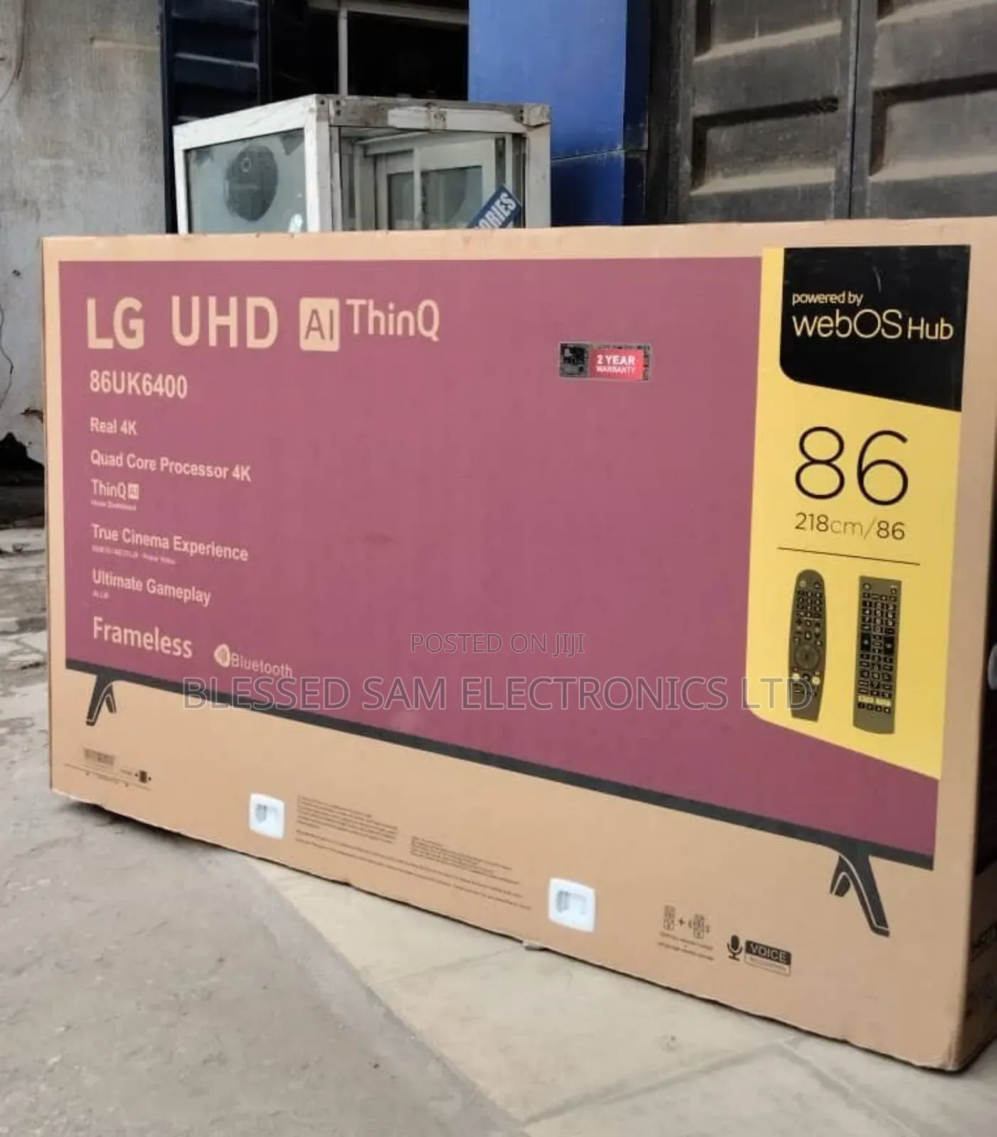Brand New Lg 86"Inch Webos 4k Ultra Hd Smart Tv Magic Remote > 2 Yrs