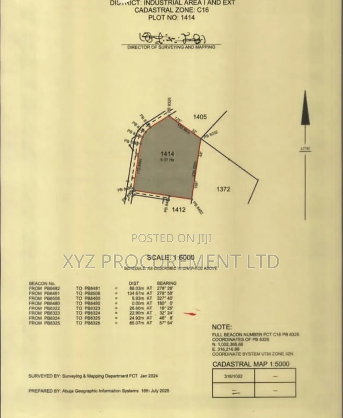 6 Hectares Multipurpose Land in Idu,