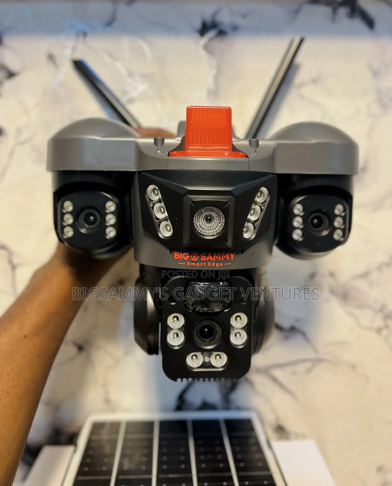 V380 Pro Intelligent Solar PTZ Camera Triple Lens(T31)