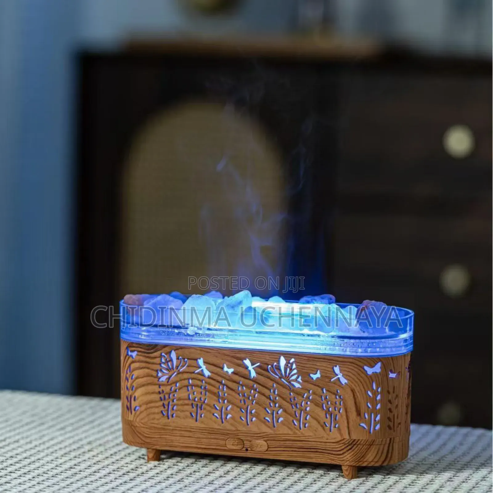 Himalayan Natural Crystal Rock Salt Lamp Humidifier