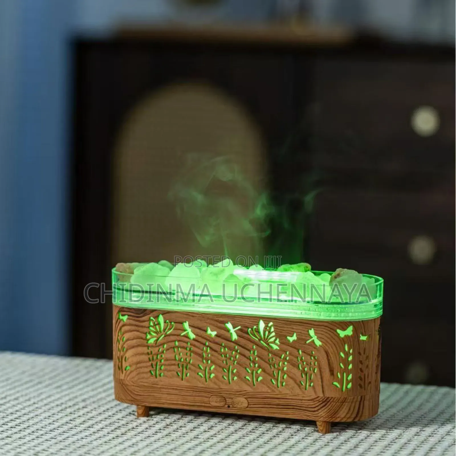 Himalayan Natural Crystal Rock Salt Lamp Humidifier