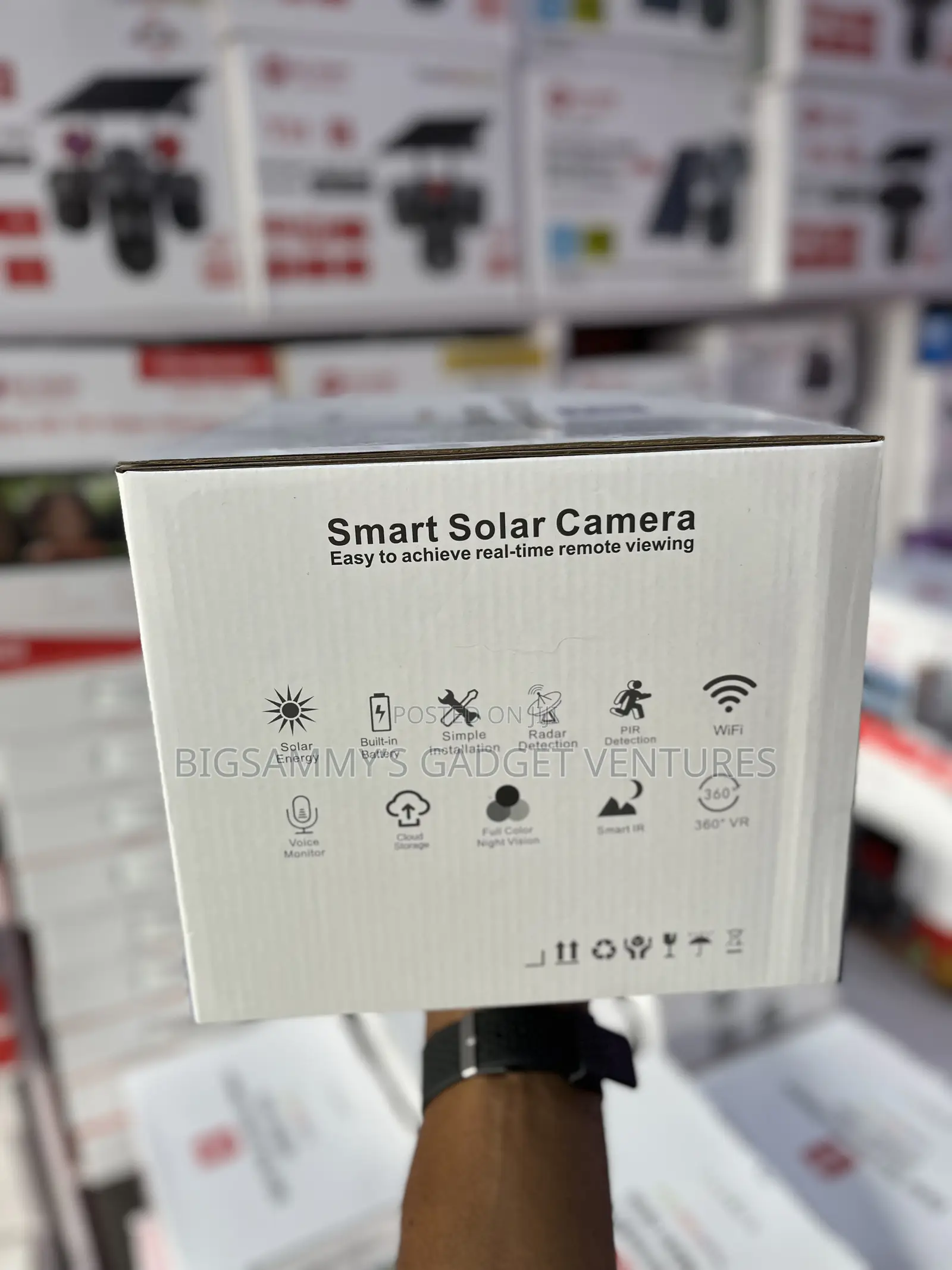 High Quality Wifi Dual Lens Solar PTZ Came