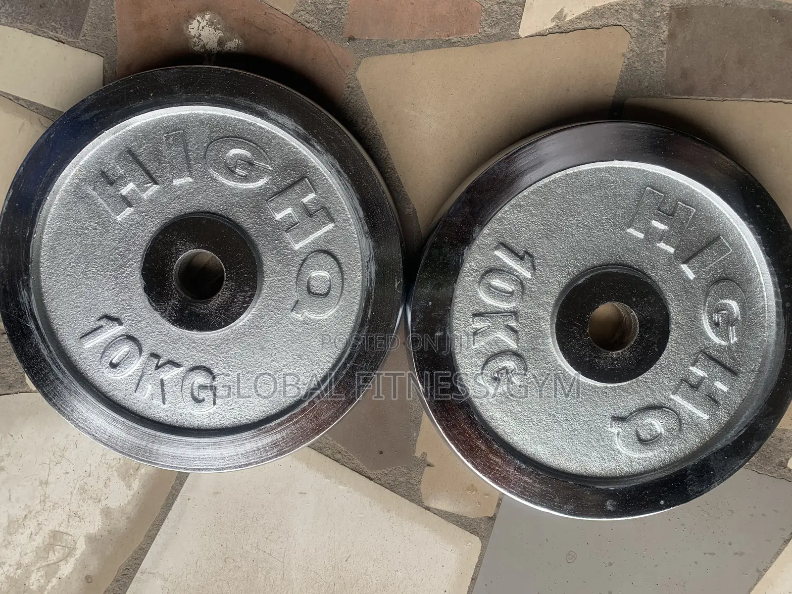 10 Kg Chrome Weight Plates