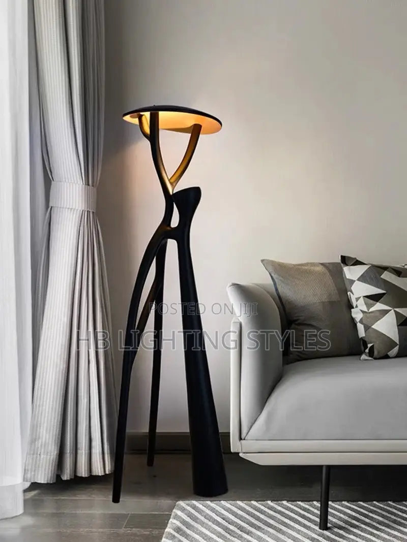 Nordic Modern Ornament Sculpture Resin Floor Lamp