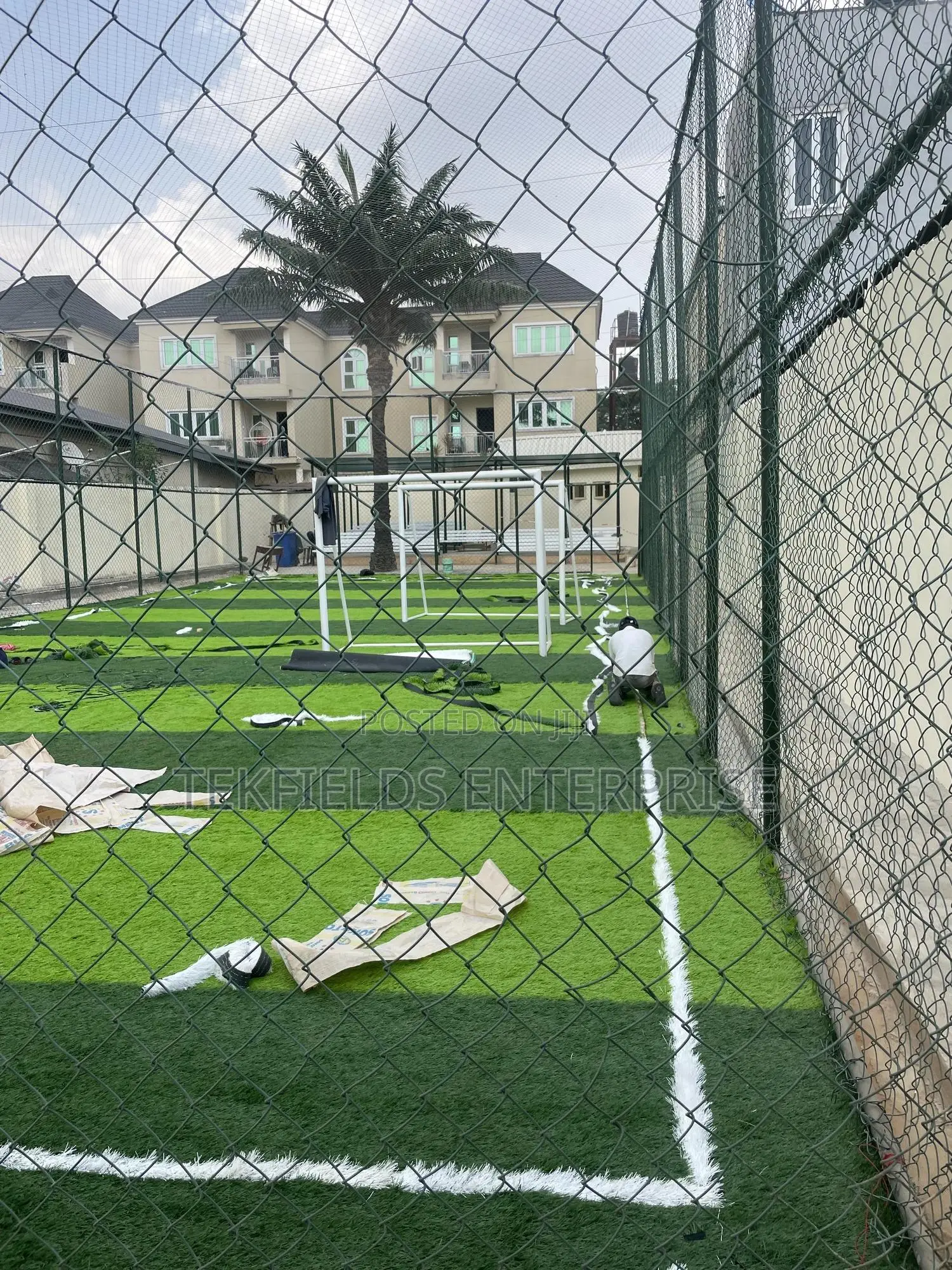 Synthetic Turf Football Pitch in Nigeria