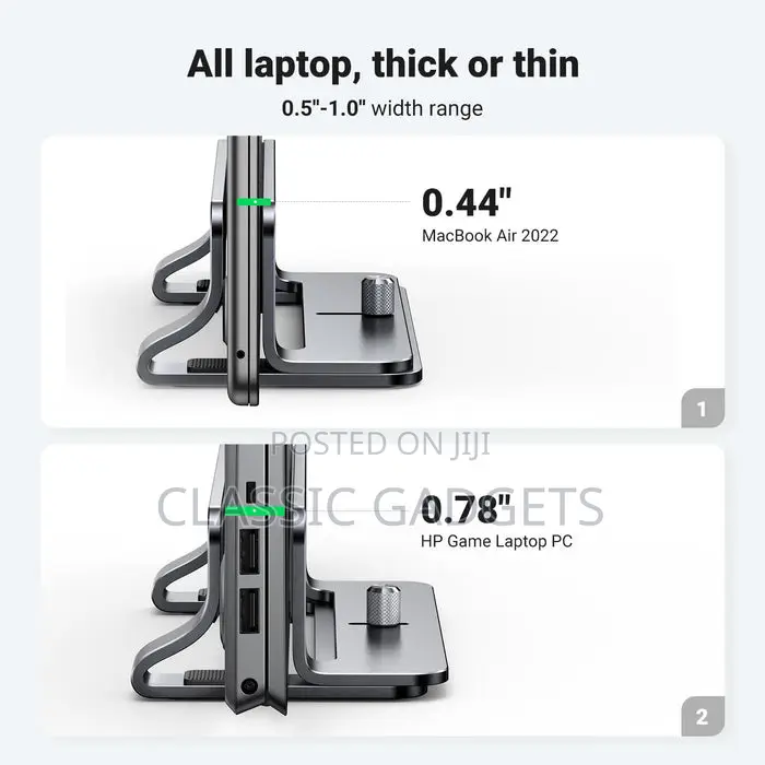 Ugreen Adjustable Vertical Laptop Stand
