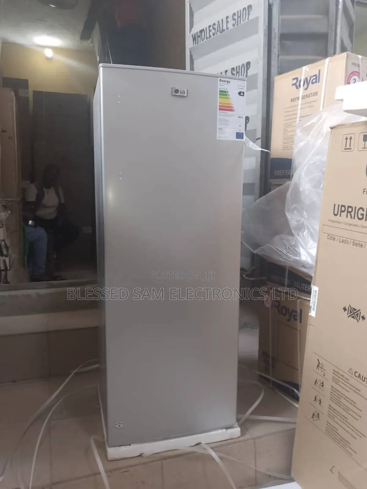 Lg Standing Upright Freezer 8 Steps Ice Block Maker Energy Saving